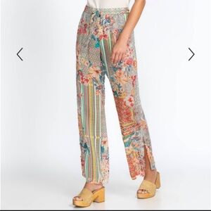 Johnny Was Colorful Wide Leg Pants